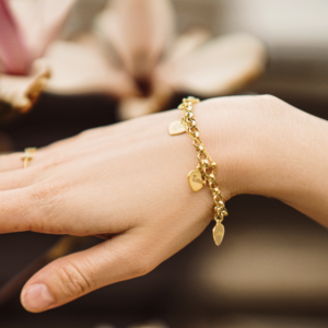 armband met ronde schakels