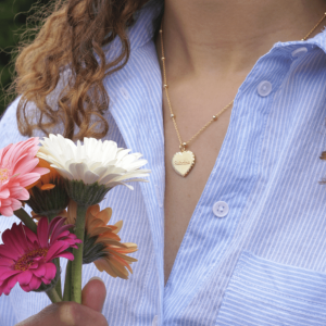 ketting met hart en gravering
