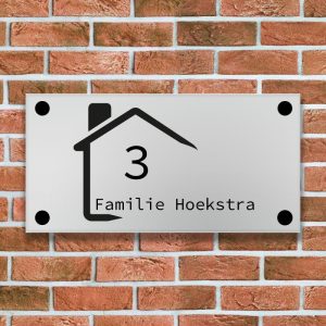 modern naambord kusterug.nl