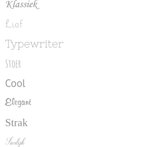 lettertype kusterug