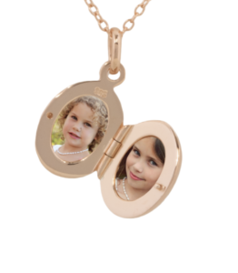 ketting met medaillon voor foto