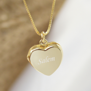 ketting met foto erin goud