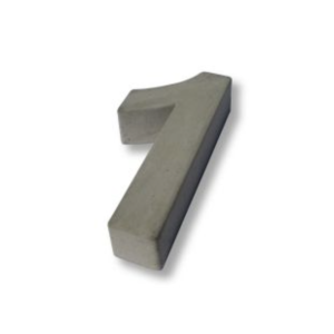 beton huisnummer