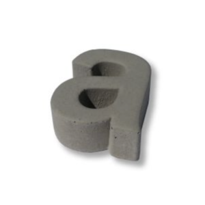 beton huisnummer